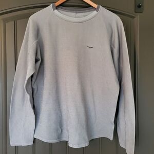 Gray Crewneck Patagonia Midweight Sweatshirt, Size L